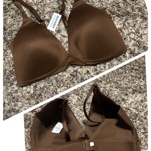 Old Navy Brown Wireless Bra Seamless Design